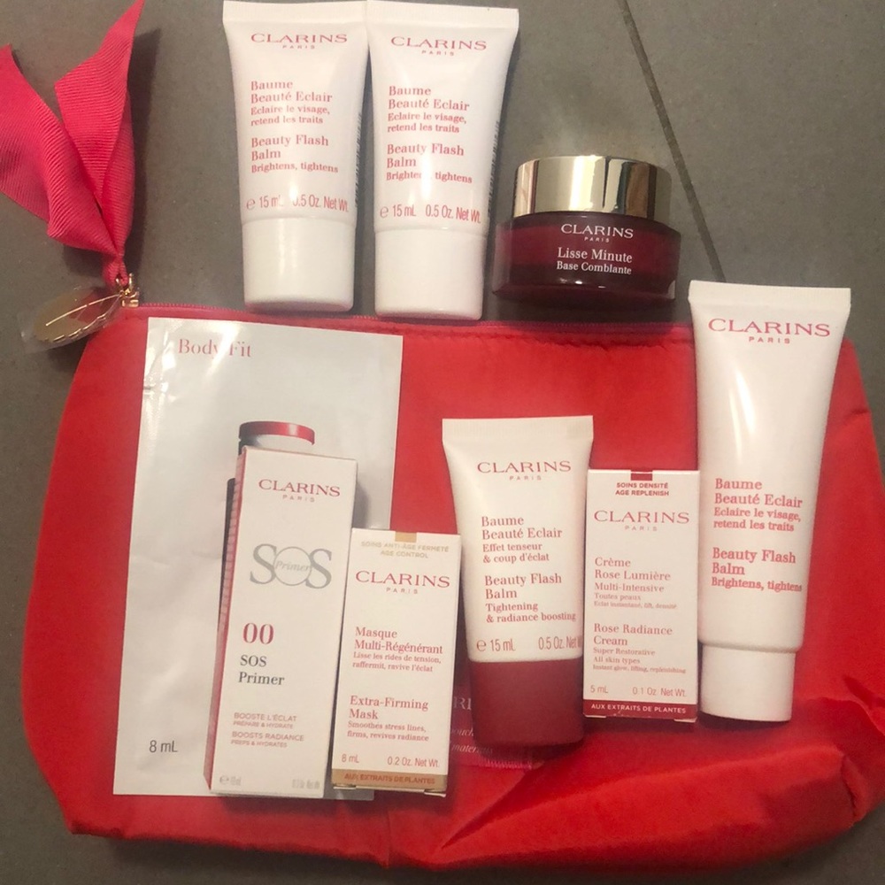 10 Clarins products